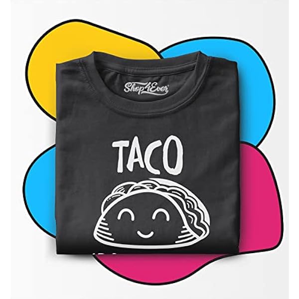shop4ever Taco Bout - Camiseta de algodón para niño